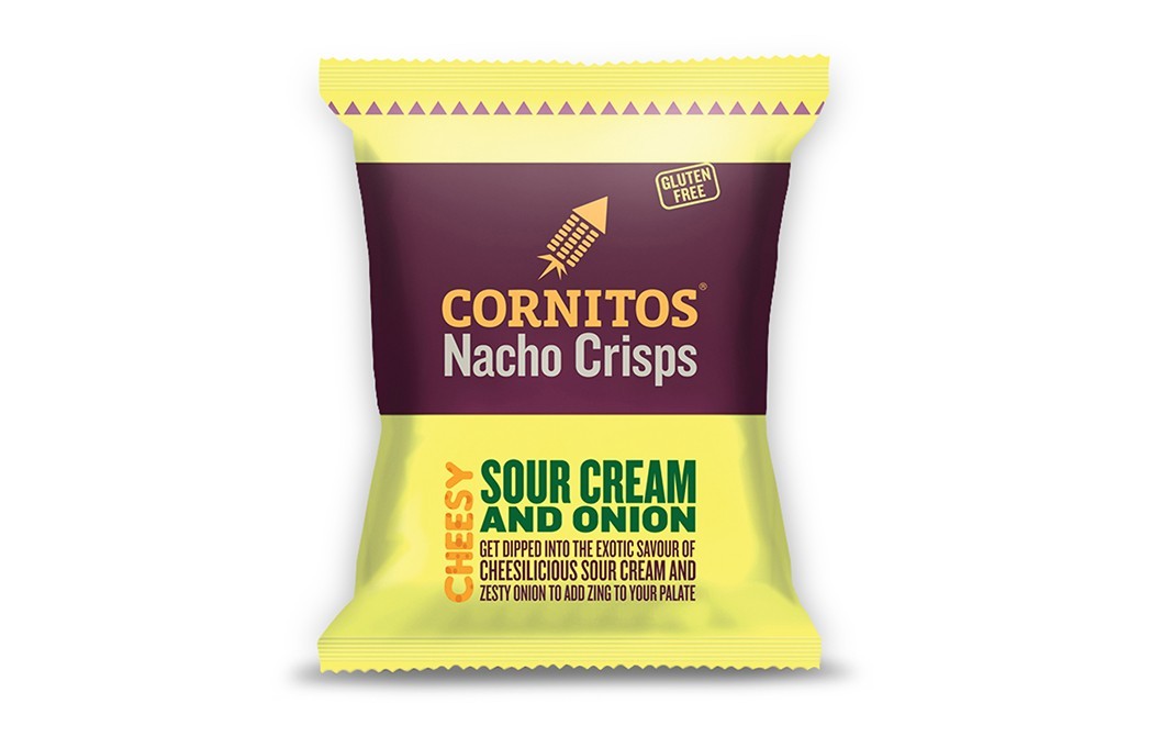 Cornitos Nacho Crisps Cheesy Sour Cream And Onion   Pack  60 grams